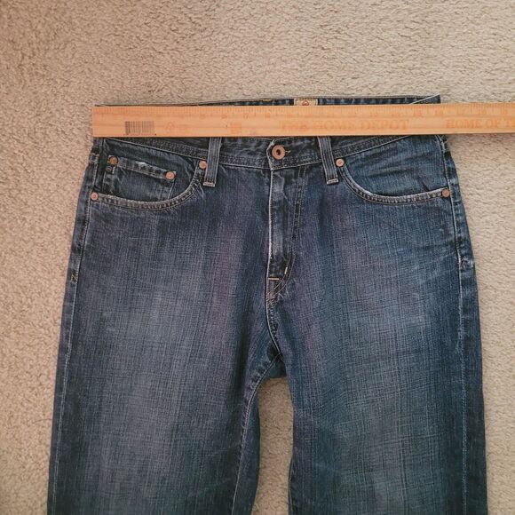 AG Adriano Goldschmied Jeans Mens 32x34 The Prime Blue Bootcut Flare Leg Denim - Picture 6 of 16